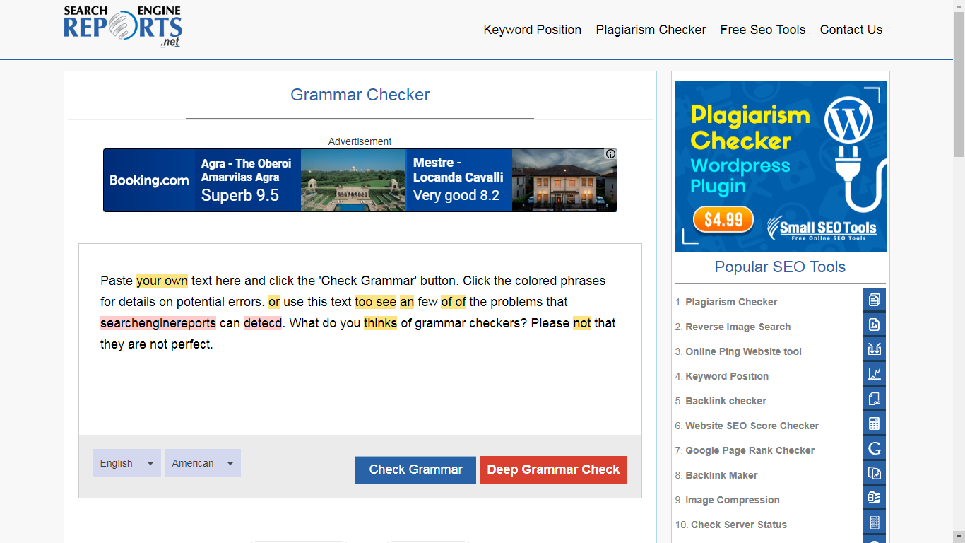 Free Online Grammar Checker