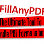 Fill Any PDF Makes PDF Forms Easy