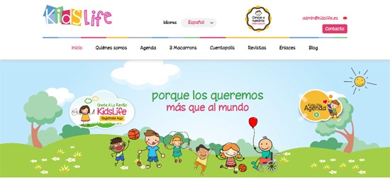 Kidslife.es Website